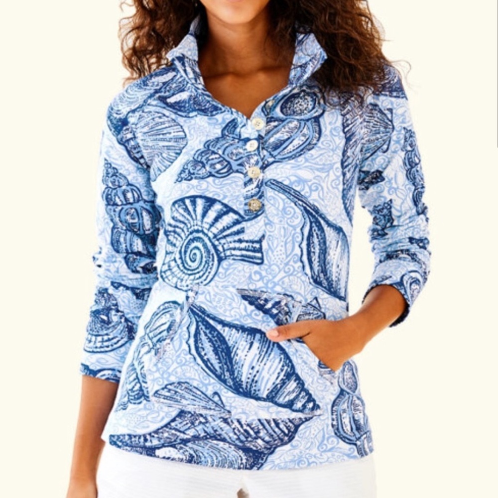 Lilly Pulitzer popover shirt